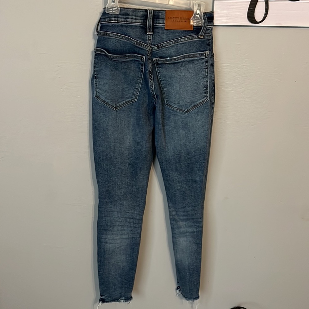 Lucky Brand high rise skinny Bridgette jeans size 2/26 - Picture 5 of 5